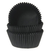 HoM - mini muffin baking cups - black - 60 pcs HoM - mini muffin baking cups - black - 60 pcs