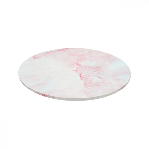 Simply Making Masonite Board - 30 cm Rund - rosa Marmor