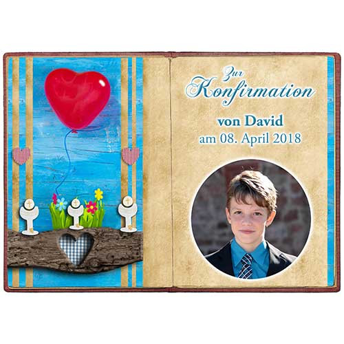 Tortenbild Kommunion - Konfirmation Buchbild 5