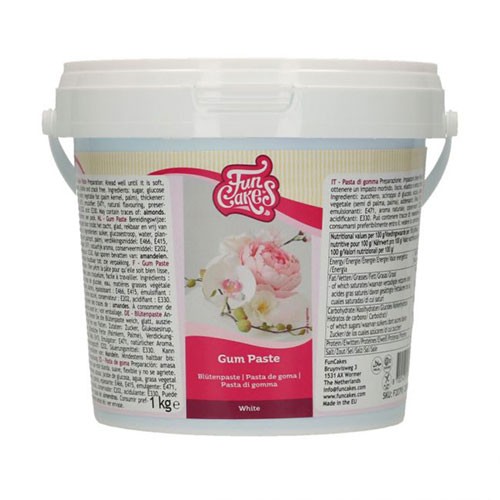 FunCakes Blütenpaste Weiß - 1kg