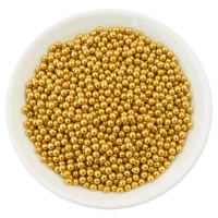 Zuckerperlen 4mm - Gold - 50g Zuckerperlen 4mm - Gold - 50g