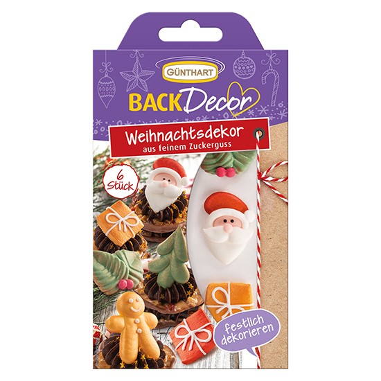 Feine Zuckerdekore - Weihnachtsdekor