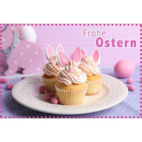 Picture Cake Topper Easter motif Eastercups Rectangular