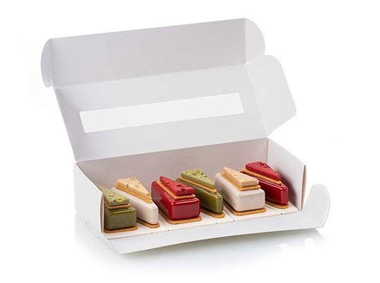 Silikomart Kit Cake to Go 45: 2 Silikonformen, Cutter & Box