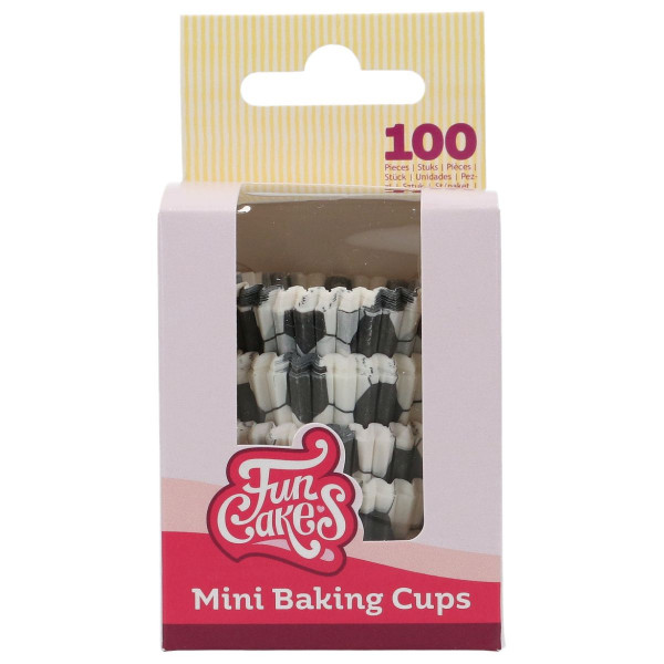 FunCakes Mini Backförmchen Fußball - 100 Stk