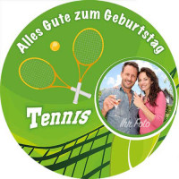 Tortenbild Tennis Rund Tortenbild Tennis Rund