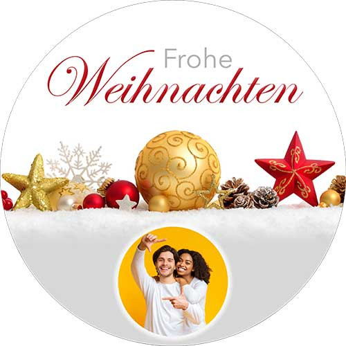 Picture Cake Topper Christmas motif 3