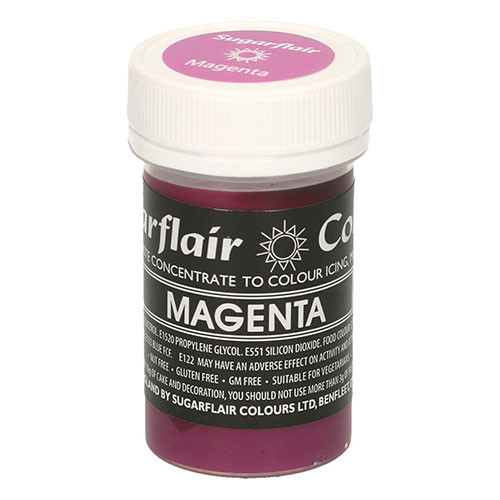 Speisefarben-Paste Sugarflair - Magenta 25g
