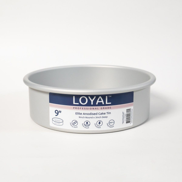 LOYAL Elite runde Kuchenform Extra Tief, Ø 23 cm x 7,5 cm