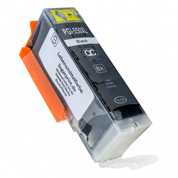 BLACK Lebensmittelpatrone PGI-550B XL