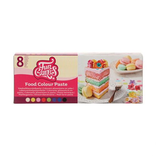 FunCakes FunColours Gelfarbenset 8 verschiedene Farben