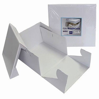 PME Cake Box - Weiß - 30x30x15cm