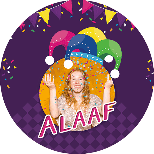Cake Picture Carnival Fool's Hat Round