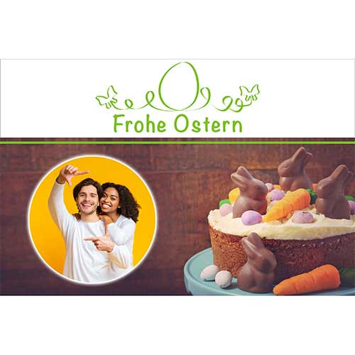 Picture Cake Topper Easter motif Eastercake Rectangular
