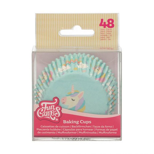 FunCakes - Papierbackförmchen - Einhorn - 48Stk