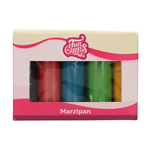 FunCakes Marzipan Multipack Grundfarben - 5x100g