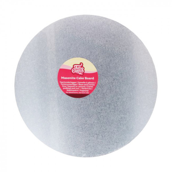 FunCakes Tortenplatte Masonite Rund 35cm - Silber