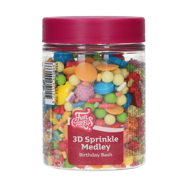 Birthday Bash Sprinkle Medley – Streusel-Mix für Geburtstagstorten
