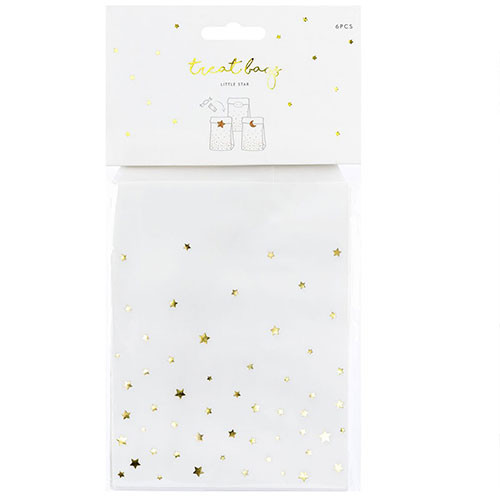 PartyDeco Geschenktüten - Kleine Sterne