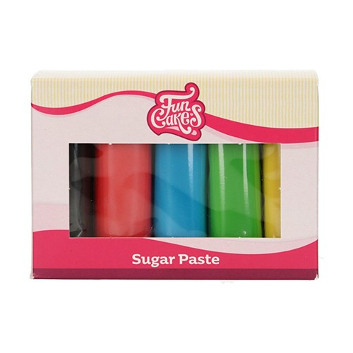FunCakes Rollfondant Multipack Essential Colours 5x100g