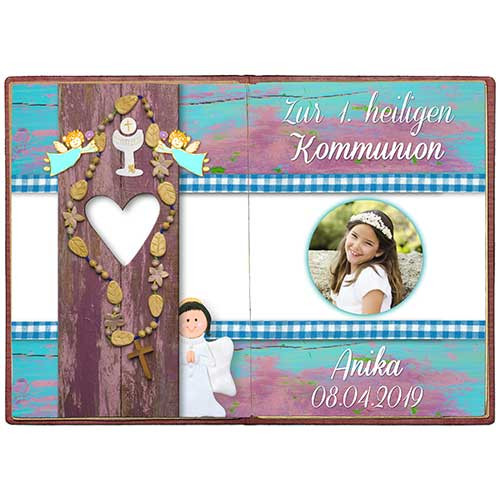 Tortenbild Kommunion - Konfirmation Buchbild 6