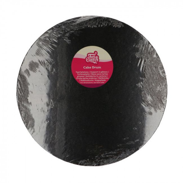 FunCakes Cake Board - Round 35.5 cm Black