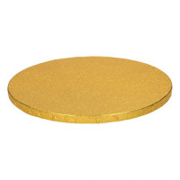 FunCakes Cake Drum - Tortenplatte - Rund 25 cm Gold FunCakes Cake Drum - Tortenplatte - Rund 25 cm Gold