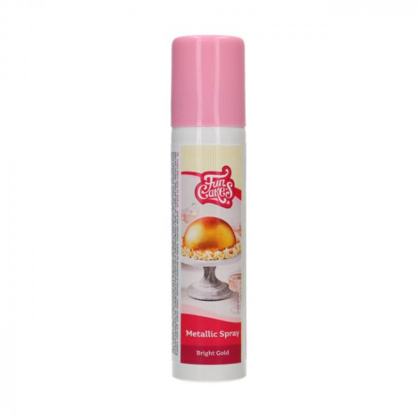 FunCakes Metallic Spray helles Gold - 100ml