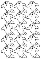 Wafers in the shape of ghosts Wafers in the shape of ghosts