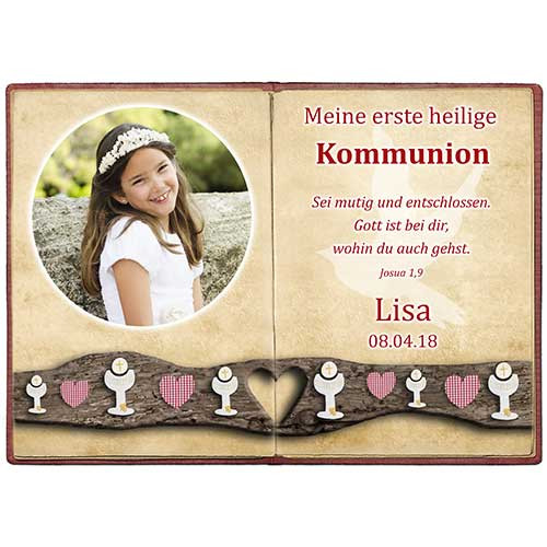 Tortenbild Kommunion - Konfirmation Buchbild 4