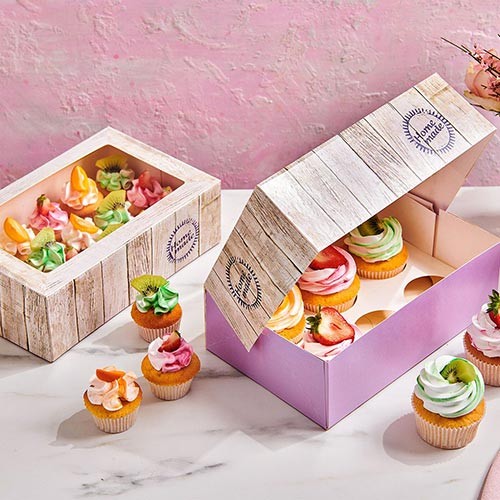 Cupcake Box - 6 oder 15 Stk - Pure Holz