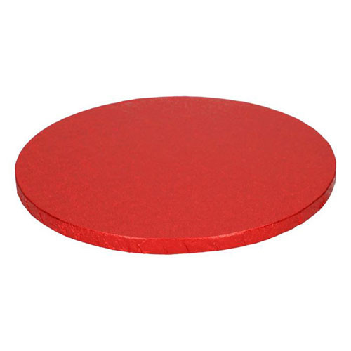 FunCakes Cake Drum - Cake Plate - Round 30.5 cm Red