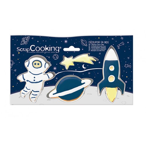 Scrapcooking Cookie Cutters - Space