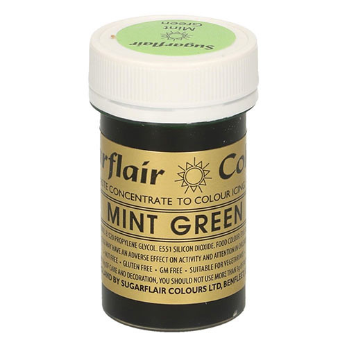 Sugarflair paste colour Mint Green 25g