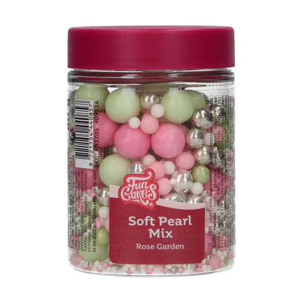 FunCakes Soft Pearls Mix - Rose Garden