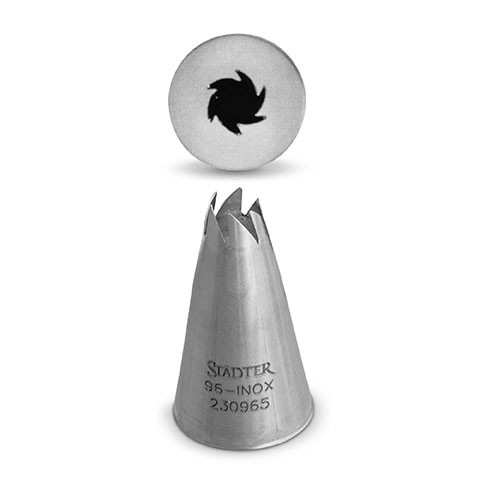 Sterntülle – gedreht – 8mm – #96 – klein
