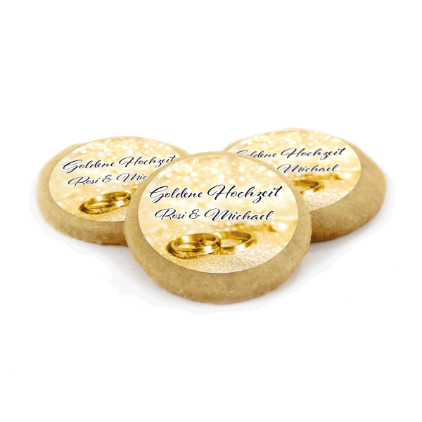 MotivCookies Goldene Hochzeit