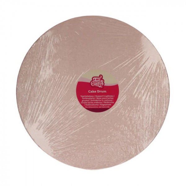 FunCakes Cake Board - Round 35.5 cm Rose Gold