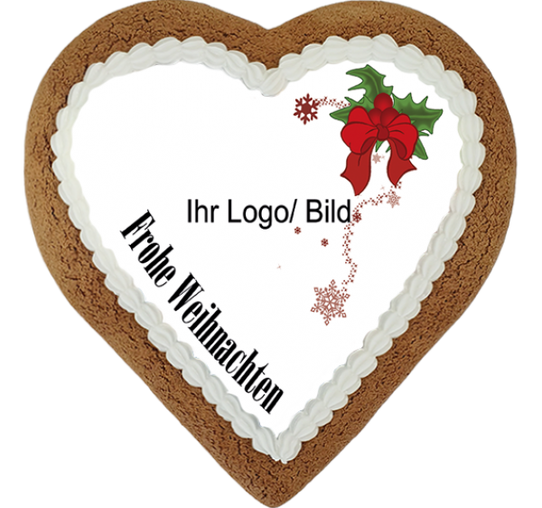 Gingerbread heart maxi - motif Holly
