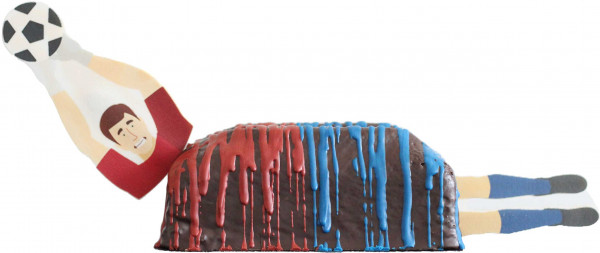Fondant Cake Pin - Footballer