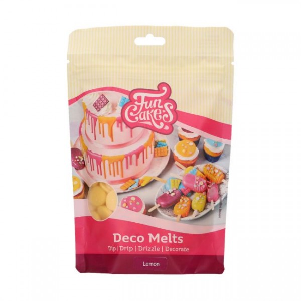FunCakes Deco Melts - Zitronen-Geschmack 250g
