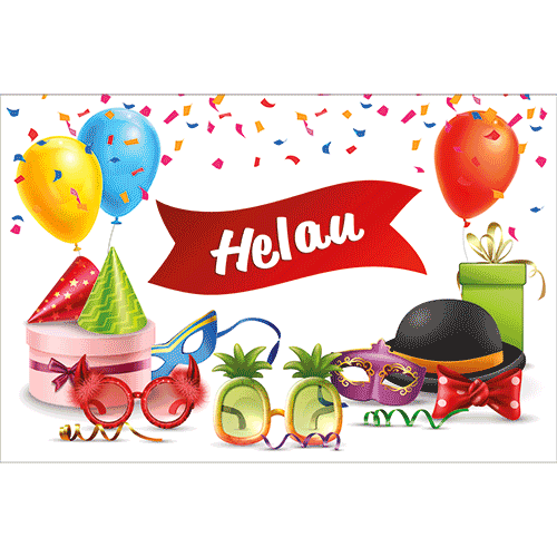 Cake Picture Carnival Decoration Rectangular