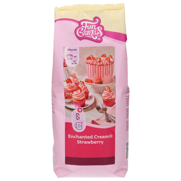 FunCakes Mix für Enchanted Cream Erdbeere 450g