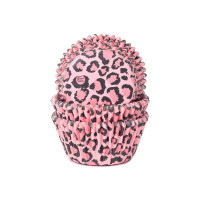 Papierbackförmchen - Leopard Pink - 50 Stk Papierbackförmchen - Leopard Pink - 50 Stk