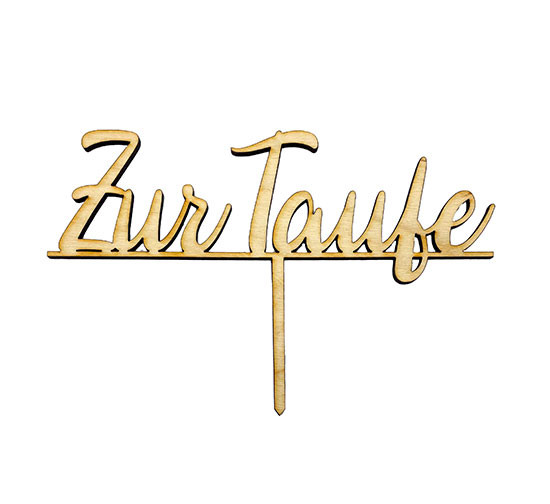 CakeTopper - Zur Taufe