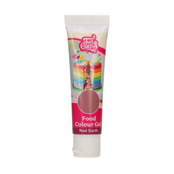 FunCakes Food Colour Gel - Red Earth 30g