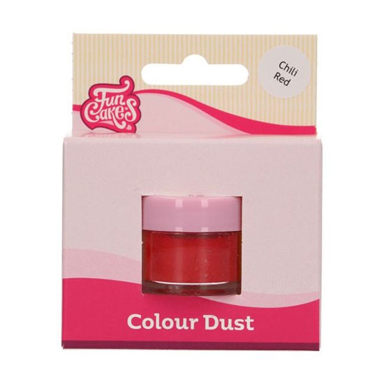 FunCakes Edible FunColours Dust Chili Red 1.5g 