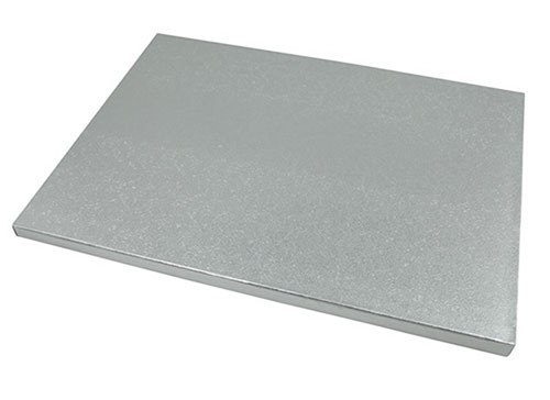 Cake Plate Silver rectangular 30,5 x 40,5cm - 1cm thick