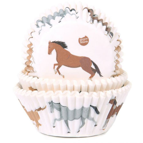 Baking Cups Horses