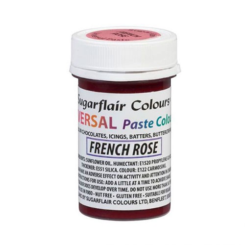 Sugarflair Universal-Pastenfarben - French Rose - 22g